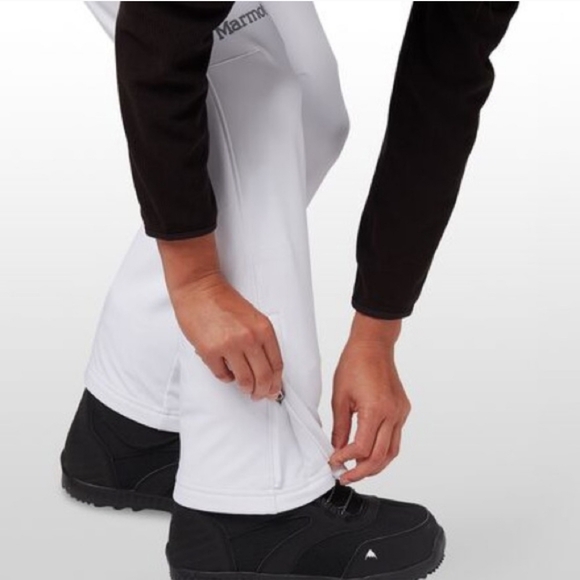 Marmot Women’s Insulated White Kate Ski Pants - Picture 5 of 11